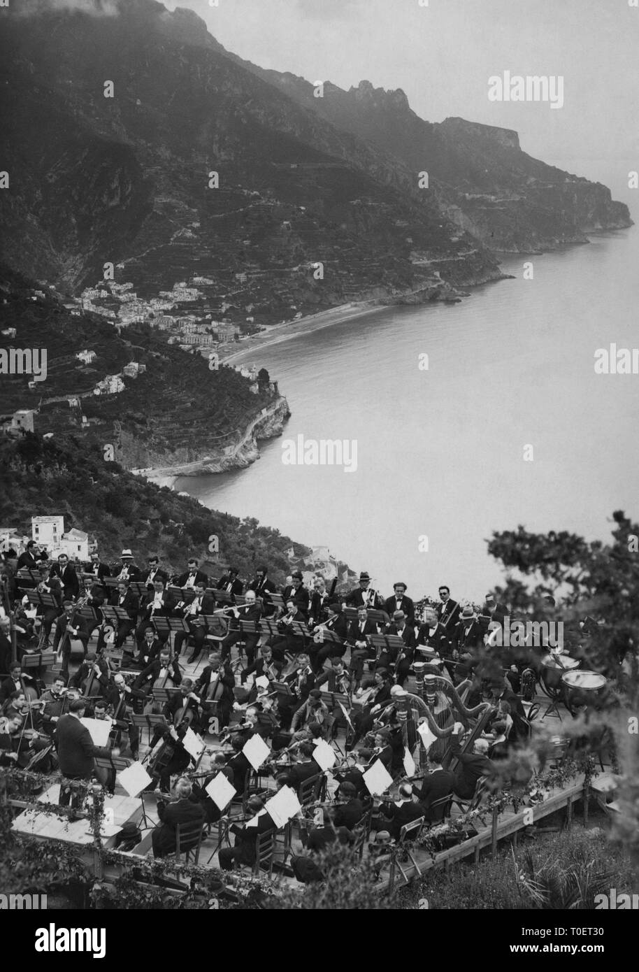 L'Italia, campania, Ravello, Villa Rufolo, 1930 Foto Stock