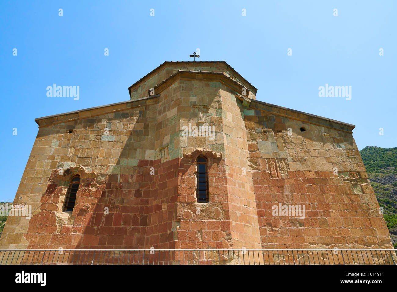 Foto & Immagine di Ateni Sioni Ortodossa Georgiana Chiesa tetraconch, settimo secolo, Ateni, Georgia. Costruita nel VII secolo a seguito del piano di massa 0 Foto Stock