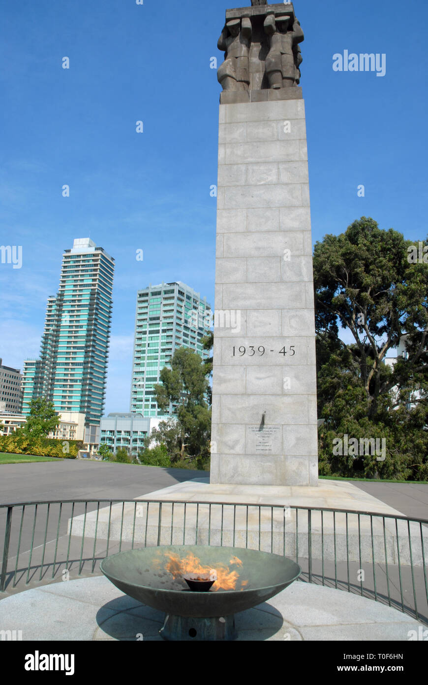 Royal Australian Air Force il Memoriale della Seconda Guerra Mondiale, Melbourne, Victoria, Australia. Foto Stock