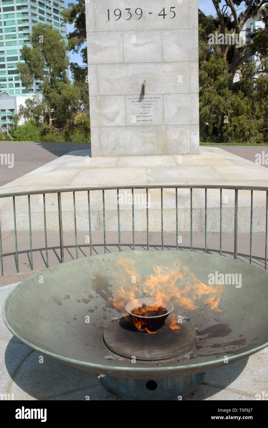 Royal Australian Air Force il Memoriale della Seconda Guerra Mondiale, Melbourne, Victoria, Australia. Foto Stock