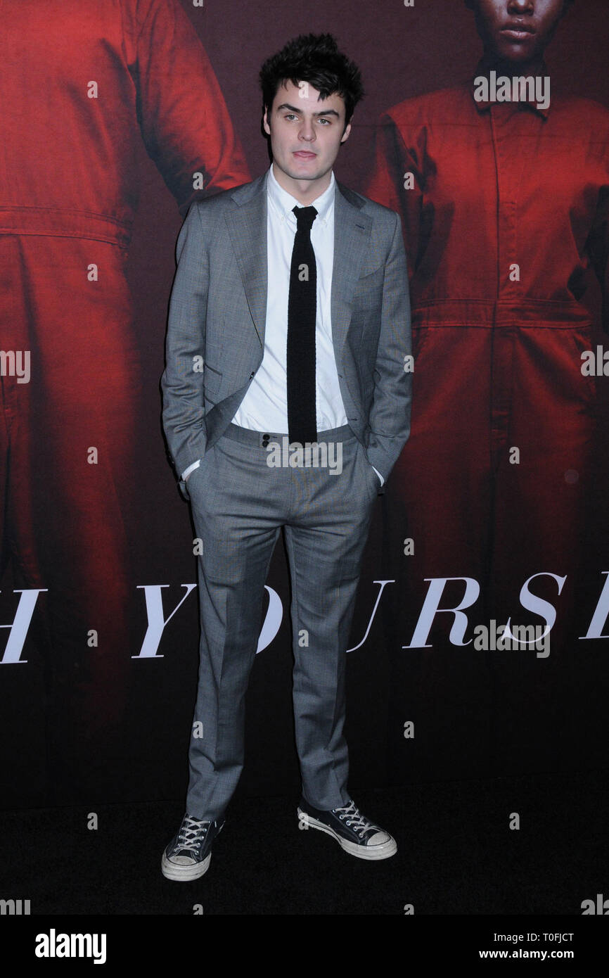 New York, New York, Stati Uniti. 19 marzo 2019. 19 marzo 2019 - New York, New York - Duke Nicholson alla Universal Pictures ''US'' Premiere al Museum of Modern Art di Midtown. Credito fotografico: LJ Fotos/Admedia Foto Stock