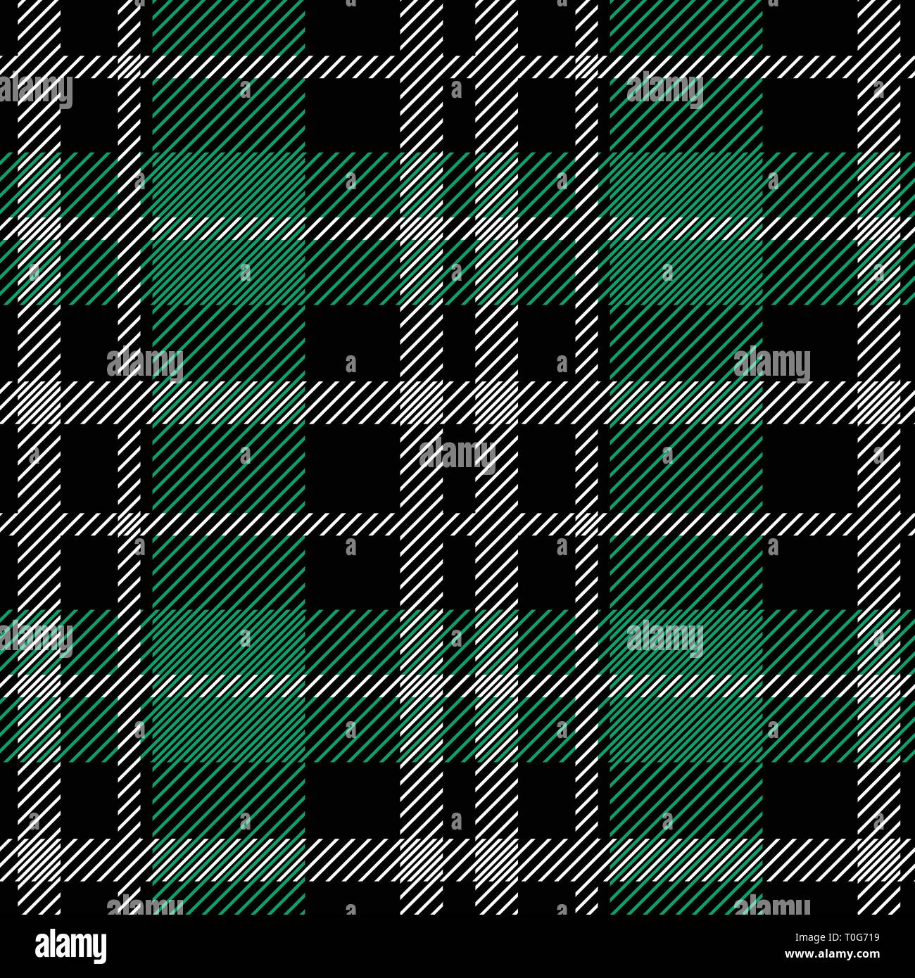 Irish Tartan pattern senza giunture Illustrazione Vettoriale