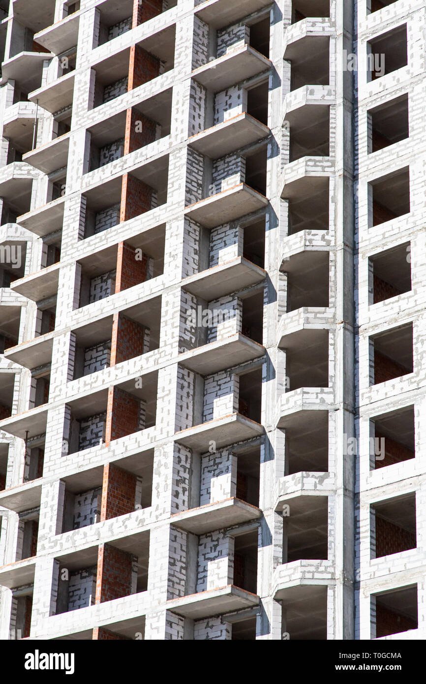 Edificio multipiano costruzione moderna architacture. Foto Stock