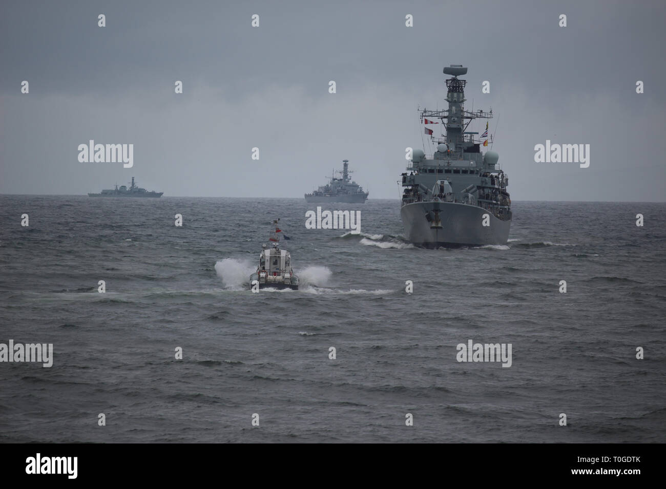 Royal Navy navi - HMS Northumberland. Foto Stock