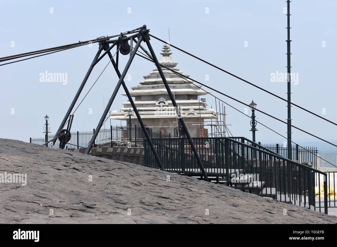 Quilon, Kerala, India - 2 Marzo 2019 : un tempio a Rama Foto Stock