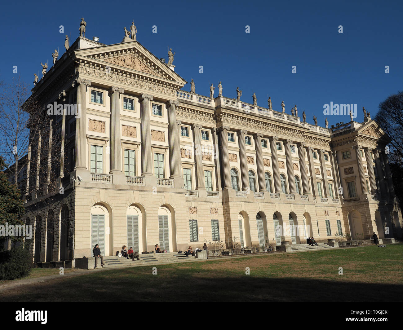 Europa ,Italia, Lombardia,Milano, Villa Reale, la galleria di arte moderna Foto Stock