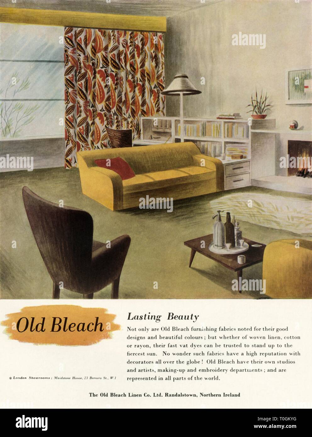 "Vecchio Bleach - bellezza duratura", 1949. Creatore: sconosciuto. Foto Stock