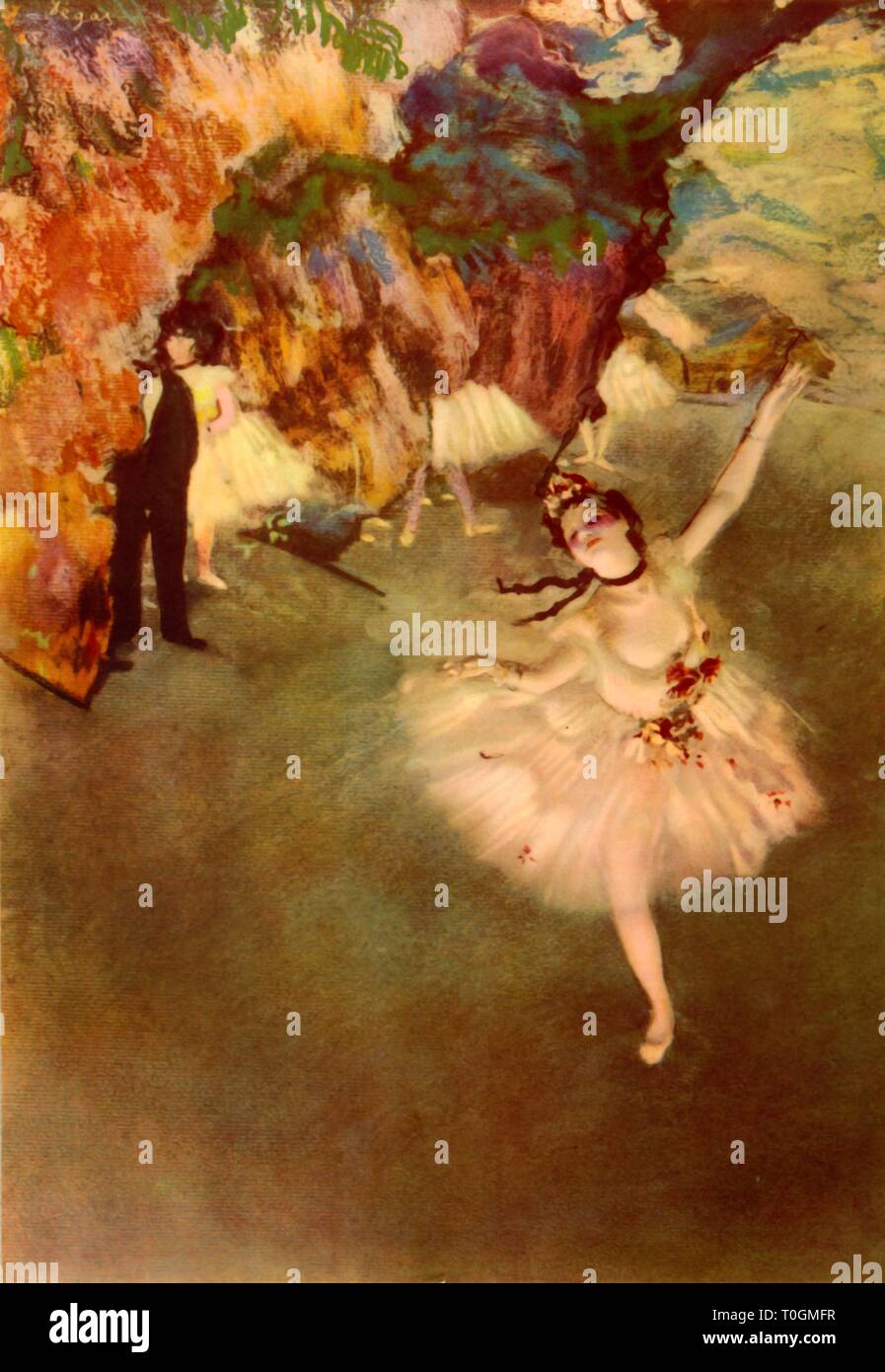 "Prima ballerina', c1876, (1937). Creatore: Edgar Degas. Foto Stock