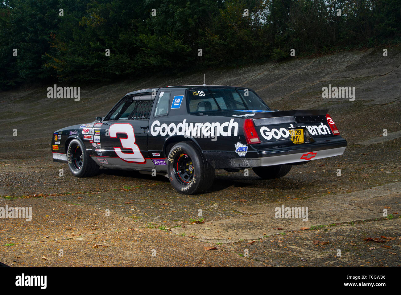 Chevy Monte Carlo Nascar Racing vettura guidata da Dale Earnhardt Foto Stock