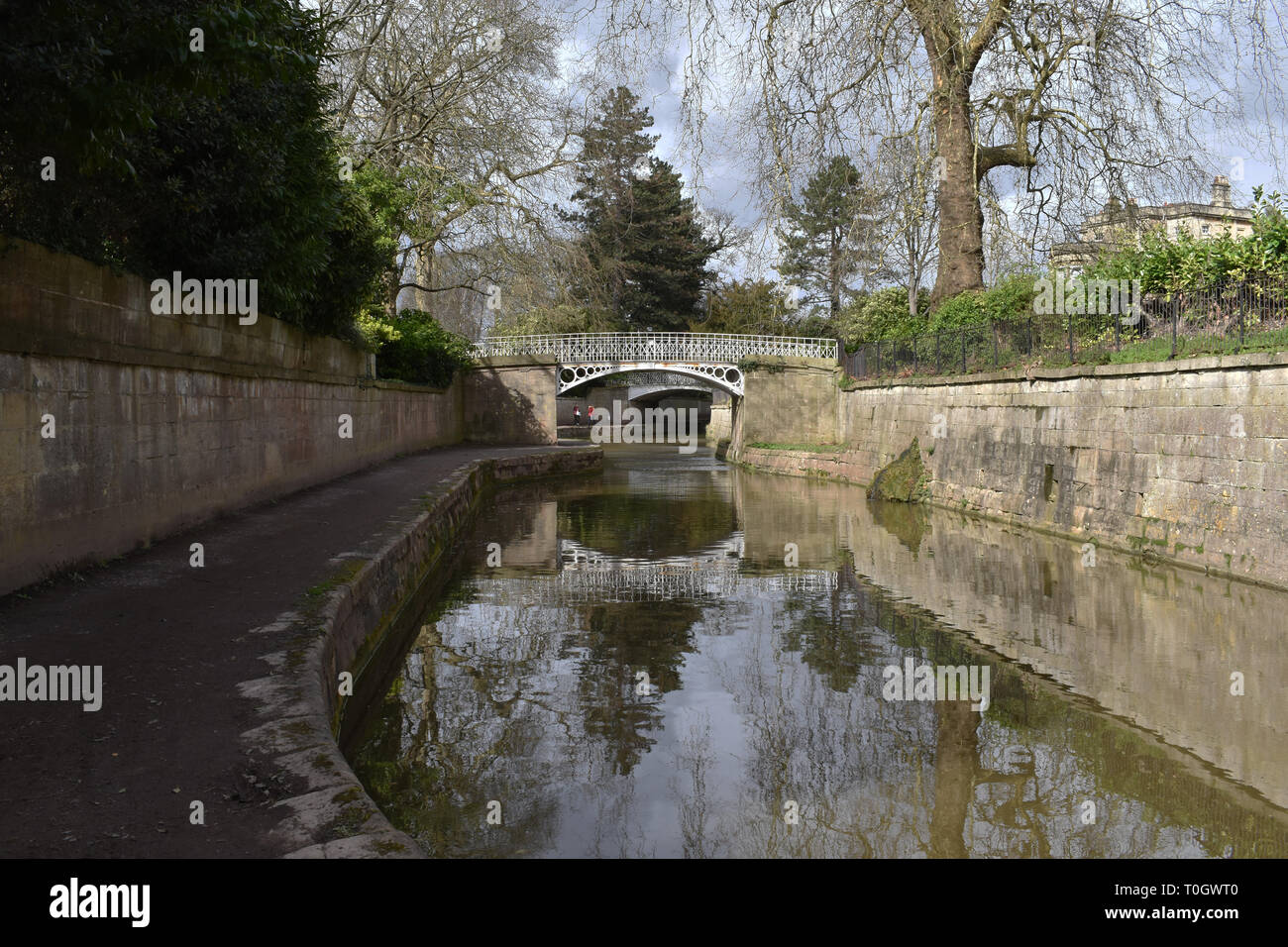 Il Kennet and Avon Canal nella vasca da bagno Foto Stock