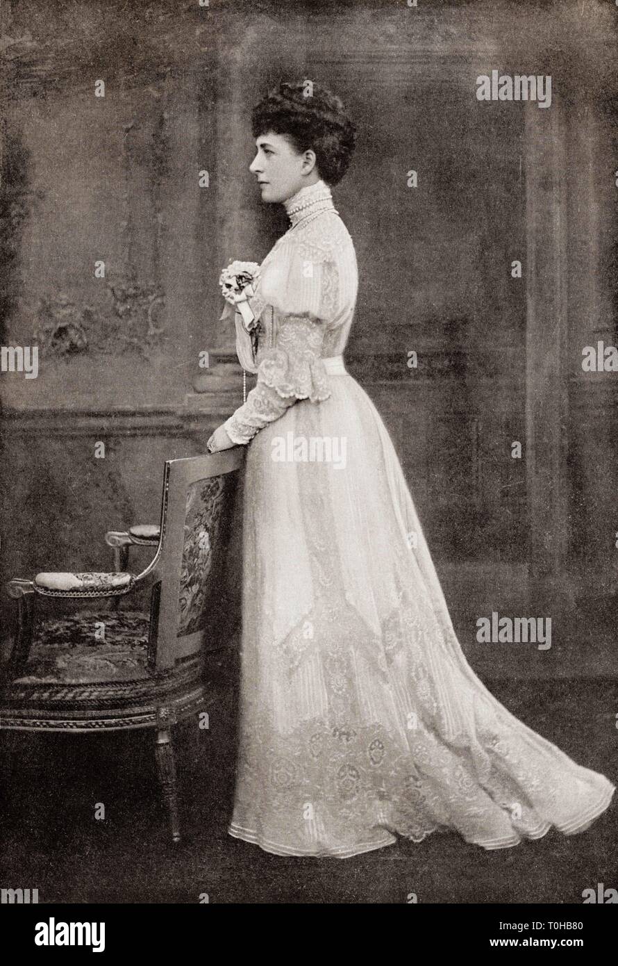 La regina del Regno Unito e Imperatrice dell India, Alexandra della Danimarca, India, Asia Foto Stock
