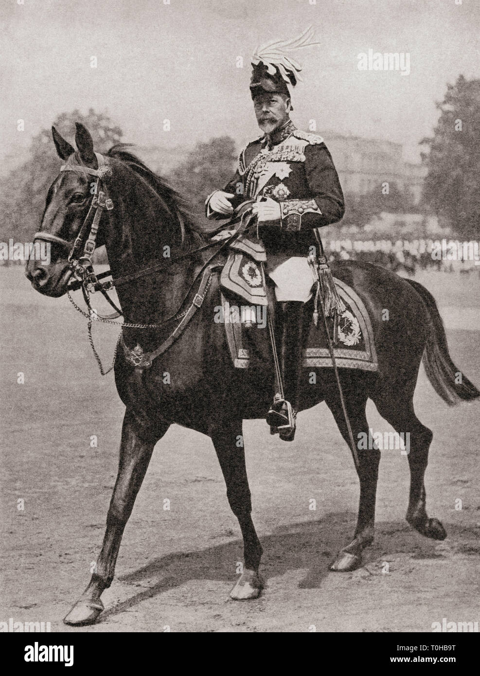 Re del Regno Unito e del dominio britannico, George V Foto Stock