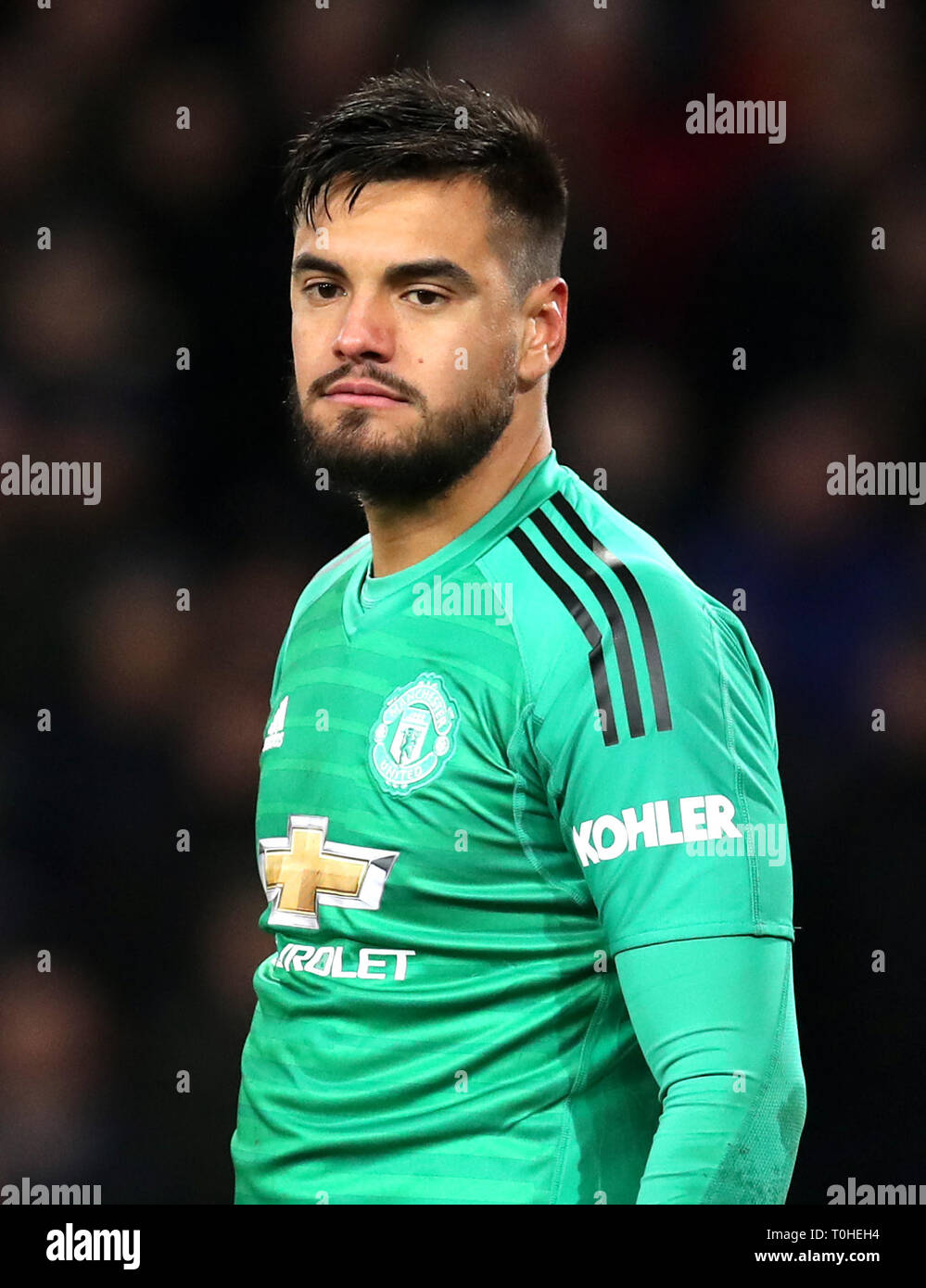 Il Manchester United portiere Sergio Romero Foto Stock