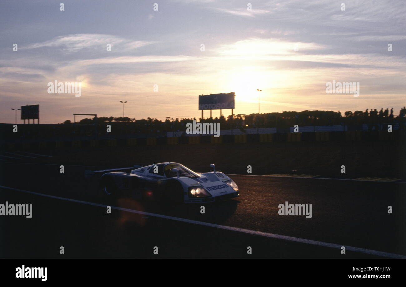 Sport, sport motoristici, auto racing, 24 Ore di Le Mans, Francia, 1991, Additional-Rights-Clearance-Info-Not-Available Foto Stock