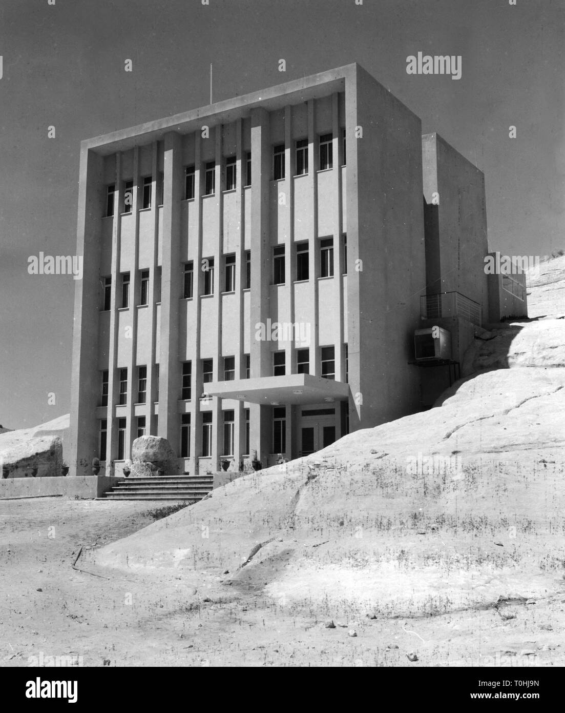 Geografia / viaggi, Giordania, Petra, Rest House, vista esterna, 1965, Additional-Rights-Clearance-Info-Not-Available Foto Stock