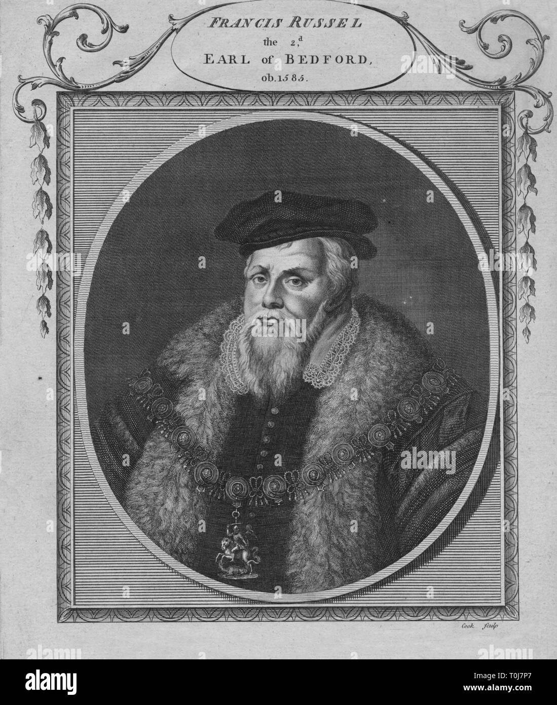 "Francesco Russel Earl of Bedford', 1900. Creatore: Cook. Foto Stock