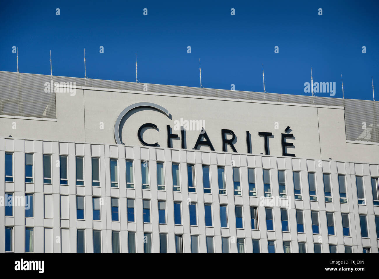 Charite, letto alto, Luisenstrasse, medio, Berlino, Germania, Bettenhochhaus, Mitte, Deutschland Foto Stock