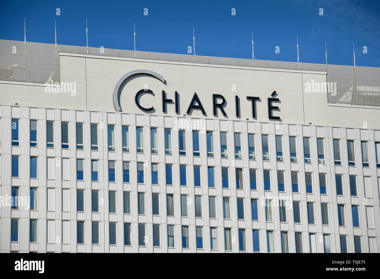 Charite, letto alto, Luisenstrasse, medio, Berlino, Germania, Bettenhochhaus, Mitte, Deutschland Foto Stock