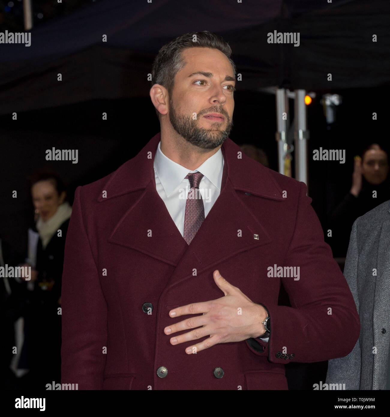 Londra, Regno Unito. 20 mar 2019. Zachary Levi (Shazam!) assiste il photocall come 'SHAZAM!' stelle aperto nel mondo il primo Superpowered luna park nella capitale. Aperto al pubblico dal 21-22 marzo a Bernie Spagna giardini sulla banca del sud. Ispirato dai superpoteri di DC hero SHAZAM! E portato alla vita utilizzando la magia e le illusioni, fan possono mettere alla prova i propri poteri della forza, coraggio, Stamina, la potenza, la velocità e la saggezza per vincere i premi. Credito: Stephen Chung / Alamy Live News Foto Stock