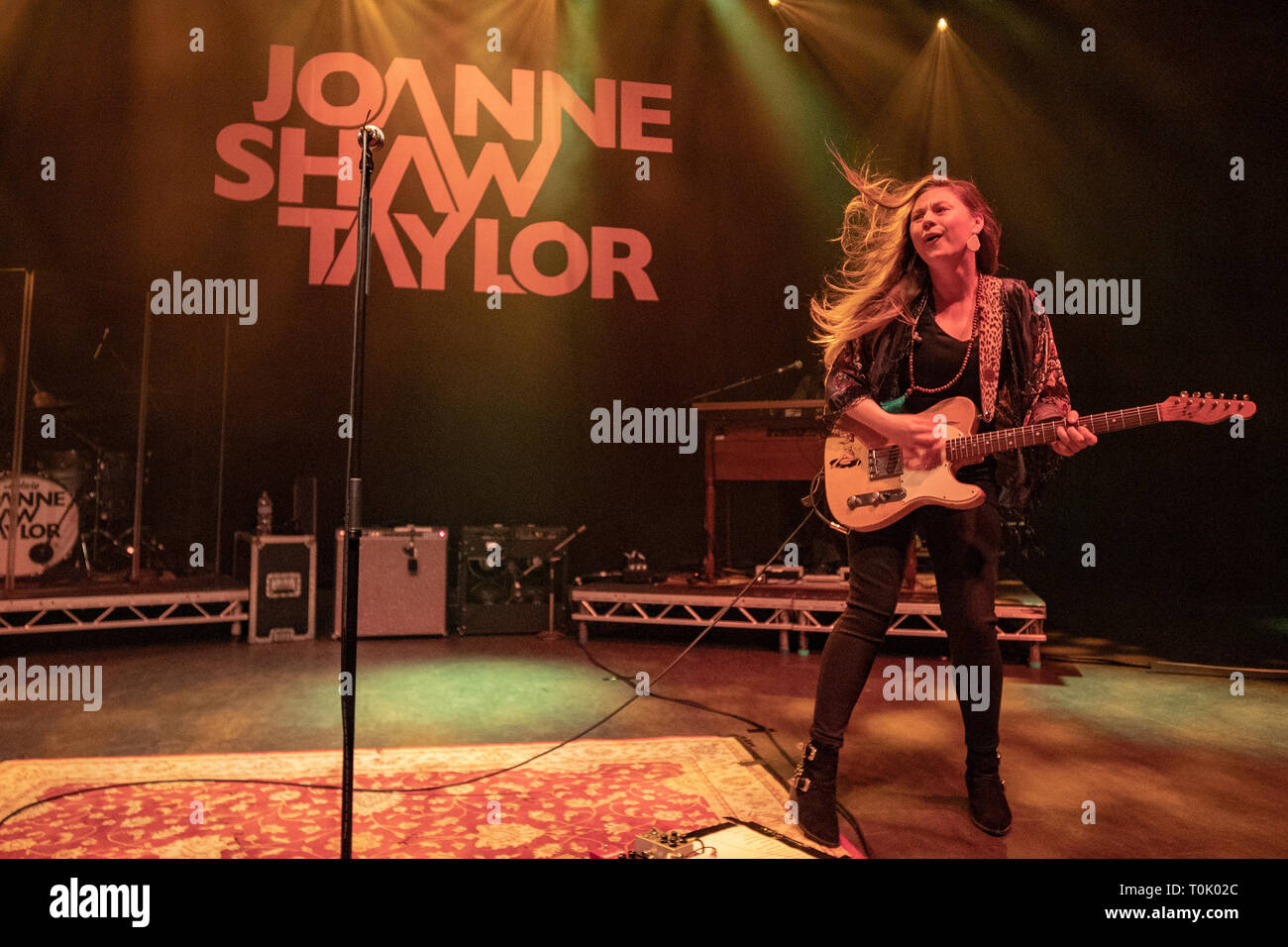 Londra, Regno Unito. Mercoledì 20 marzo 2019. Joanne Shaw Taylor eseguendo il suo cuore avventato tour a O2 Shepherd's Bush Empire, © Jason Richardson / Alamy Live News Foto Stock