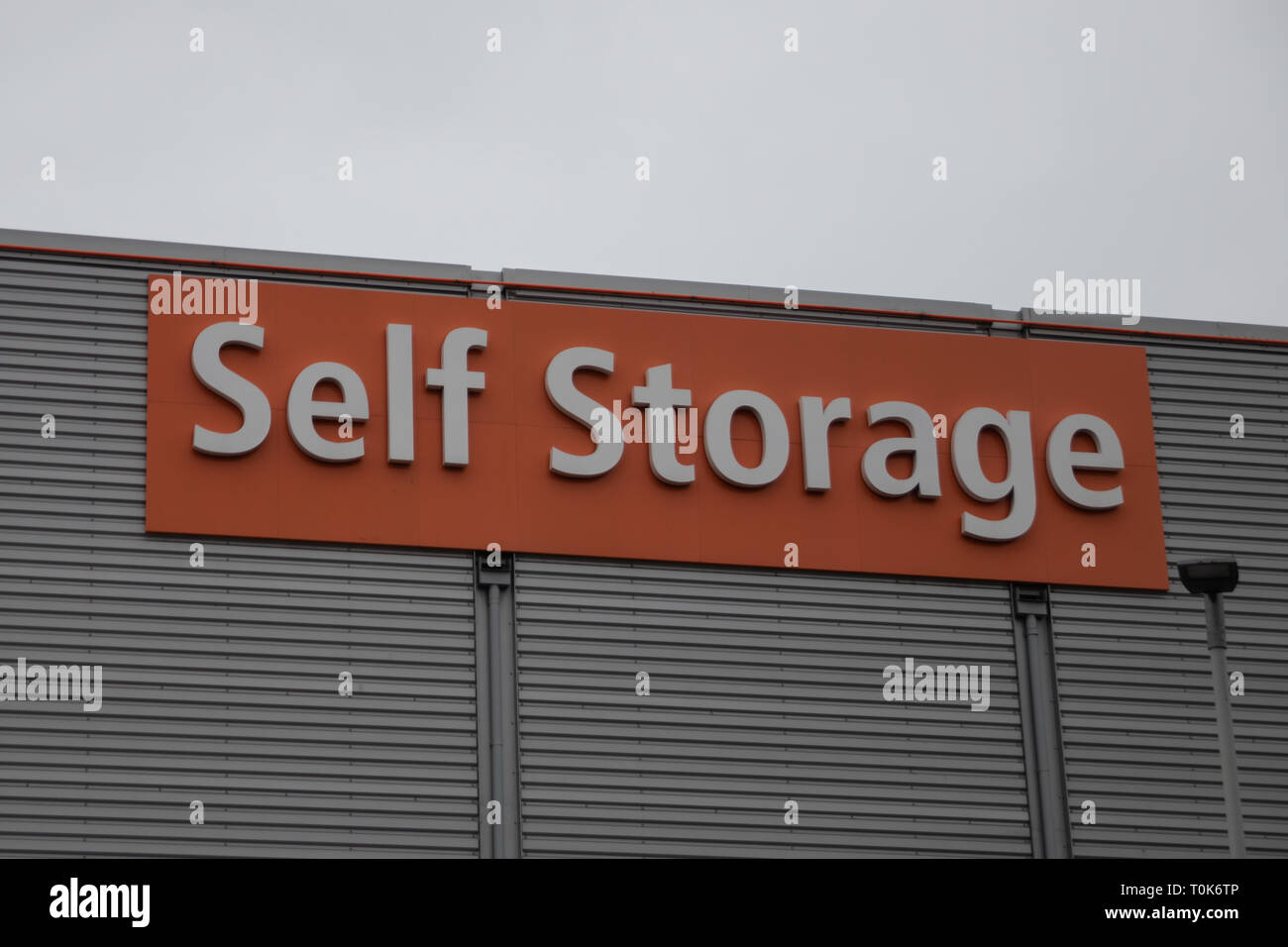 Self storage segno bordo Foto Stock