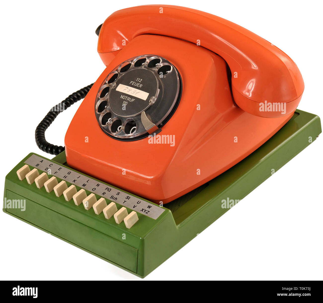 Technics, telefoni, telefono FeTAp 611-2, Germania, 1974, Additional-Rights-Clearance-Info-Not-Available Foto Stock