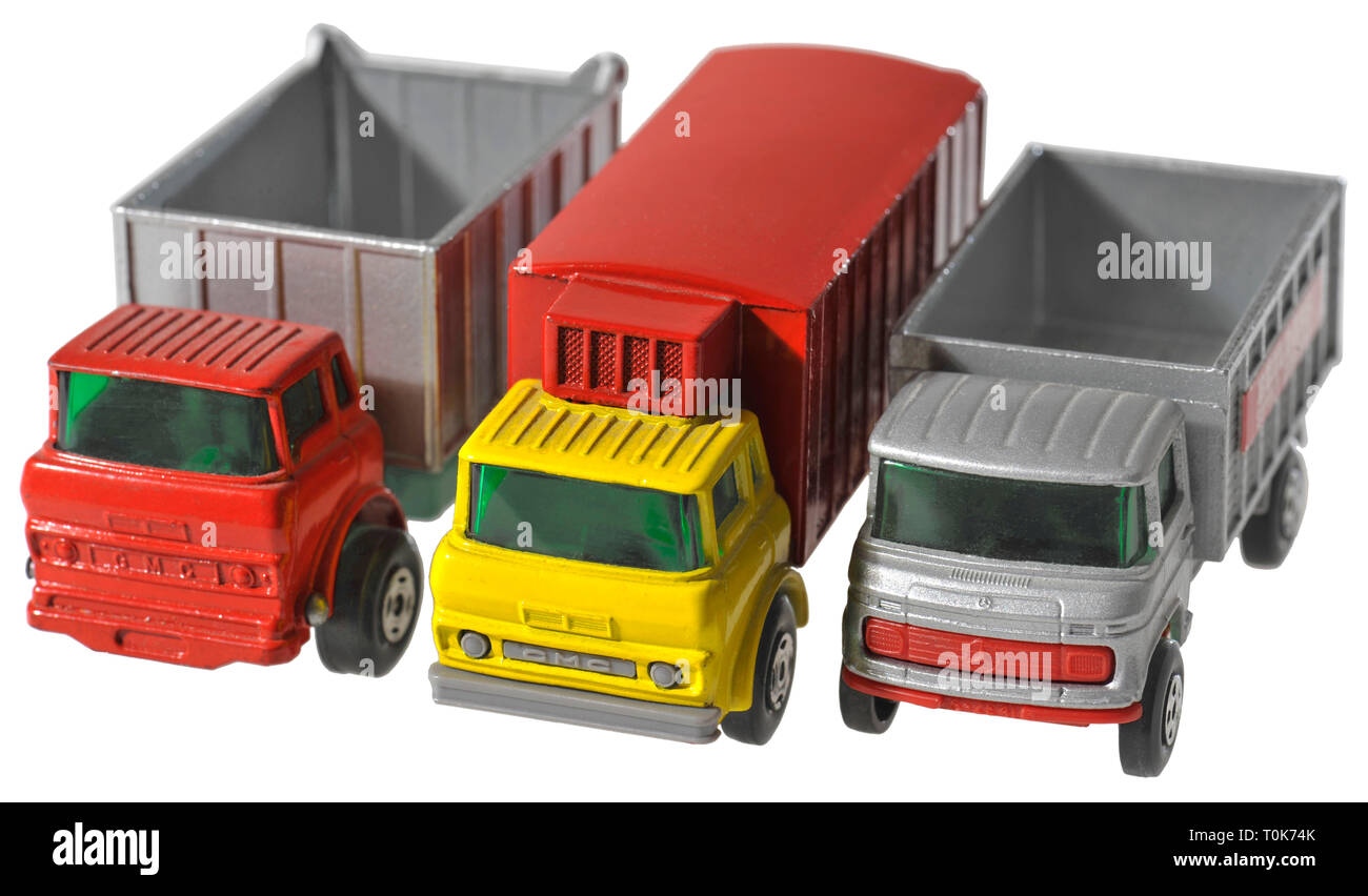 Giocattoli, giocattolo auto, Matchbox automobili, camion, realizzato da: Lesney, Gran Bretagna, 1969, 1970, Additional-Rights-Clearance-Info-Not-Available Foto Stock