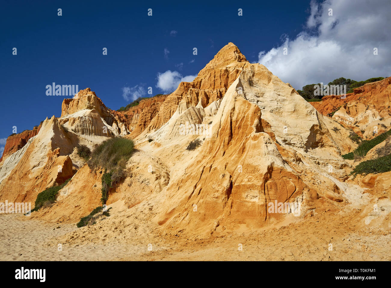 Alfamar Beach, Vilamoura, Quarteira, Faro, Algarve, PORTOGALLO Foto Stock