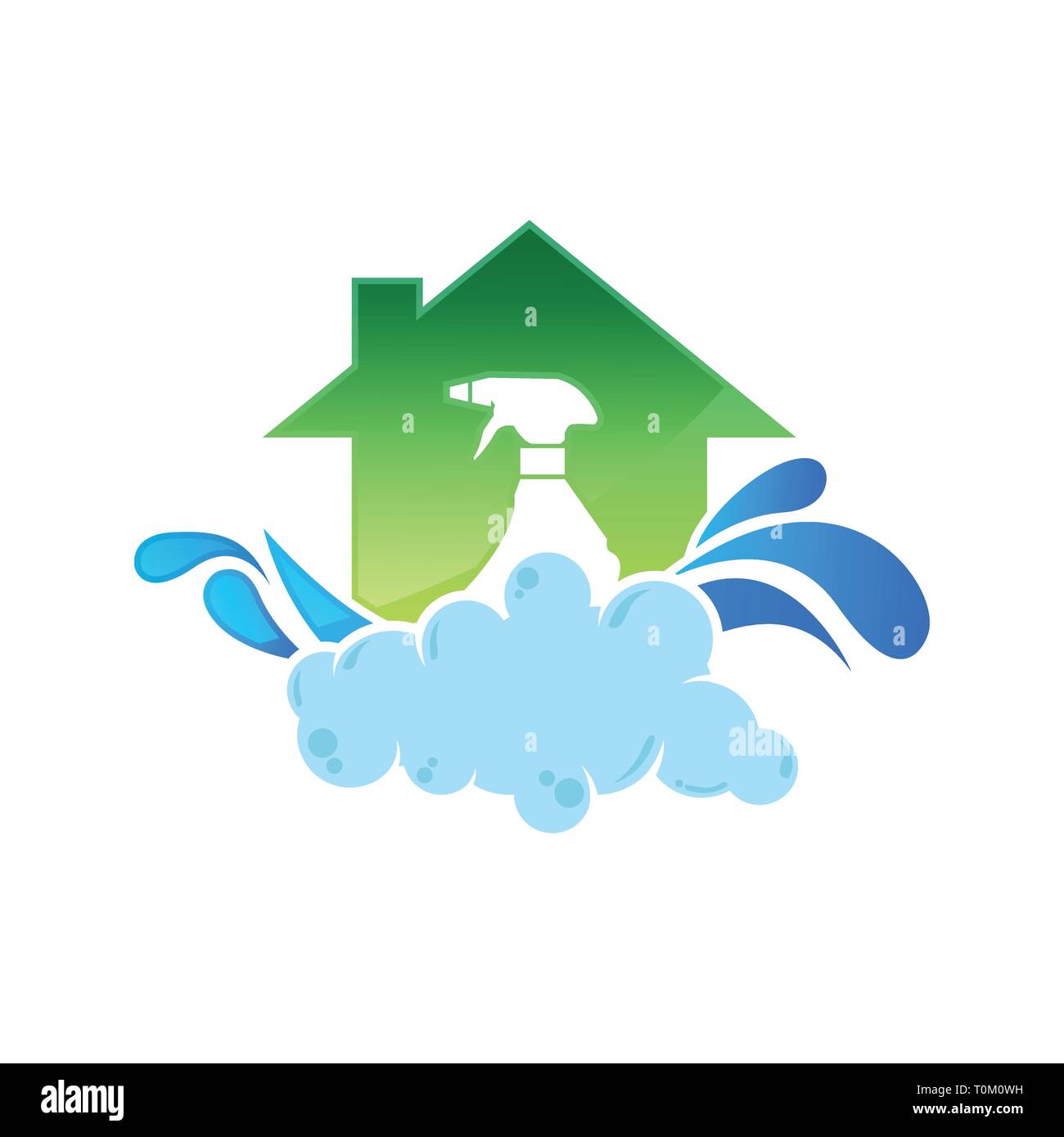 Il servizio di pulizia logo vettoriale emblema icona o il modello di progettazione. Pulire la casa isolata illustrazione. Home con schiuma di sapone e schiuma di gocce di acqua Illustrazione Vettoriale Il servizio di pulizia logo vettoriale emblema icona o il modello di progettazione. Pulire la casa isolata illustrazione. Home con schiuma di sapone e schiuma di gocce di acqua Illustrazione Vettoriale
