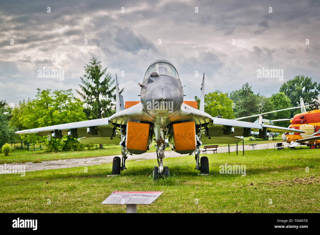 Mig-29 UB - russo piano a getto Foto Stock