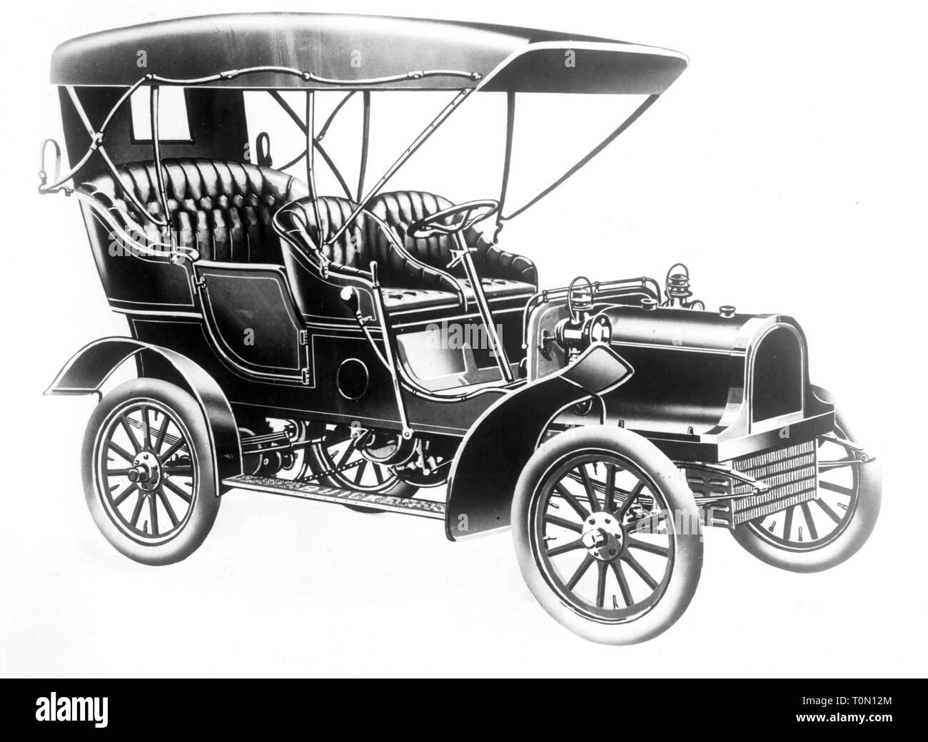 Trasporti / trasporto auto, varianti del veicolo, Buick modello C, Anno di costruzione: 1905, Additional-Rights-Clearance-Info-Not-Available Foto Stock