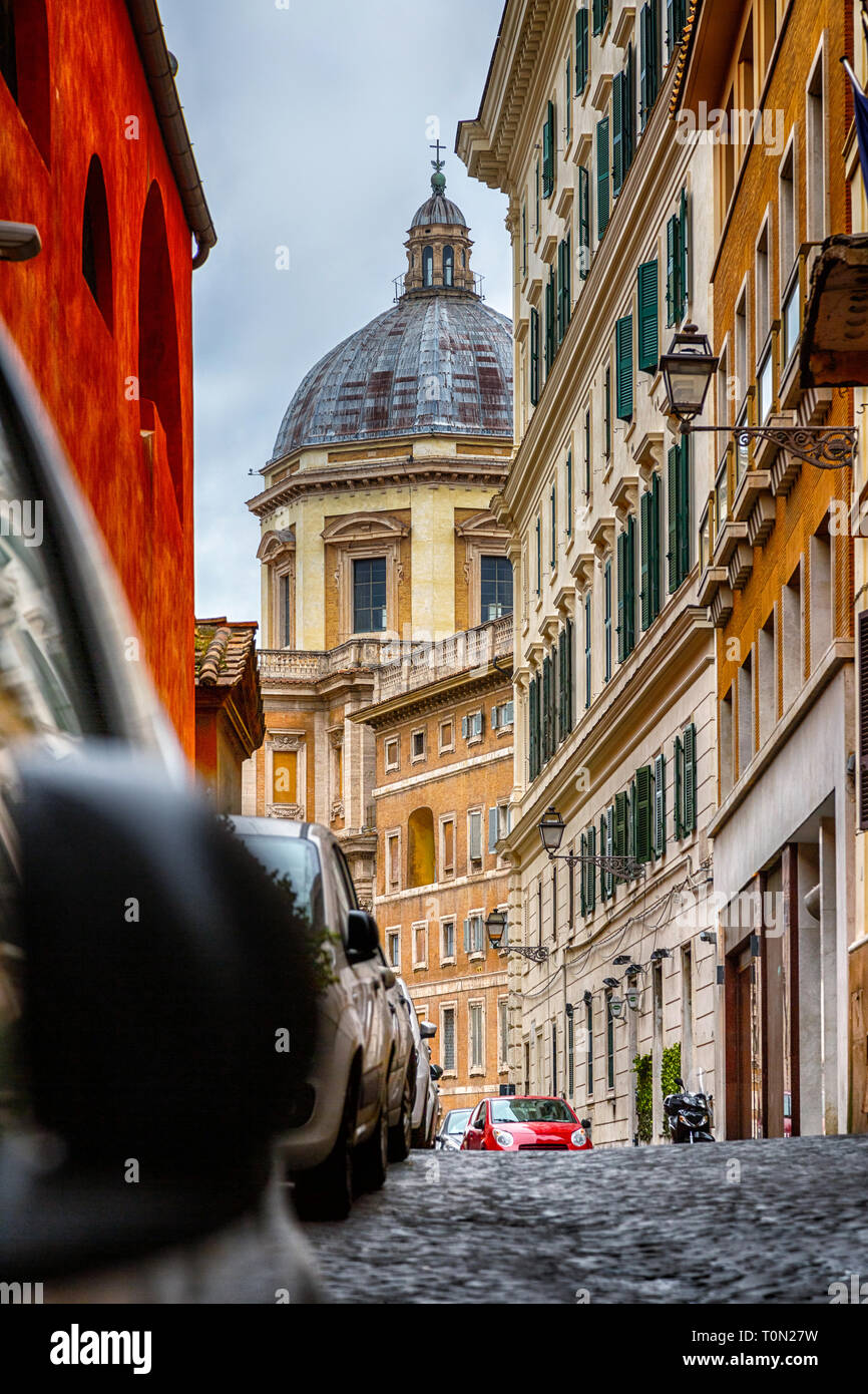 Sulla strada di Roma Foto Stock