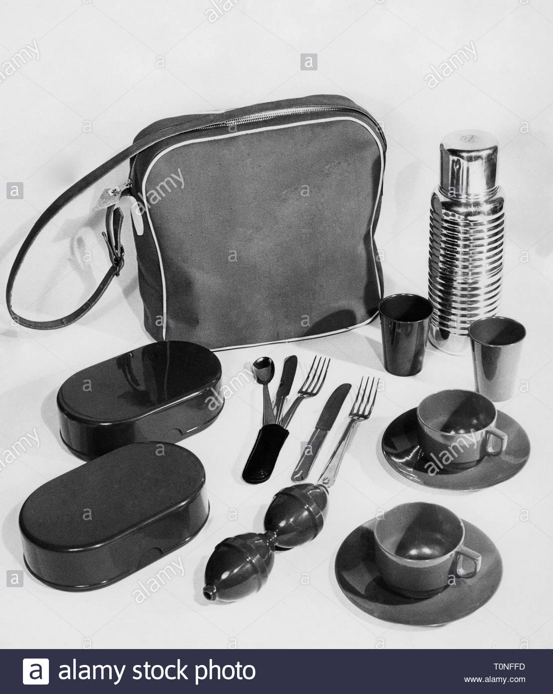 Sacchetto per picnic, 1958 Foto Stock