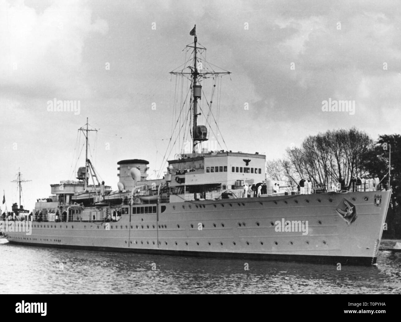 Il nazismo / Socialismo Nazionale, esercito, marina, navi, sottomarini gara Saar, visualizzare fine degli anni trenta, Additional-Rights-Clearance-Info-Not-Available Foto Stock