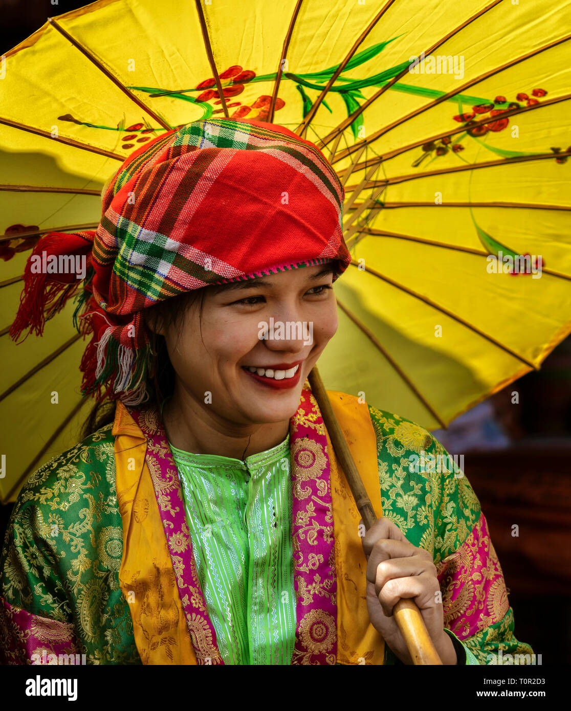 Dong Van ritratti di mercato Foto Stock