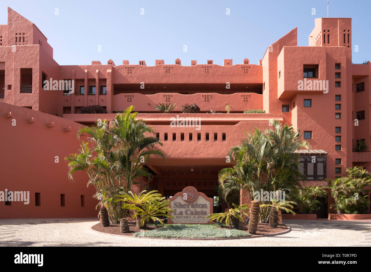 Sheraton La Caleta Resort & Spa a Costa Adeje, Tenerife, Isole Canarie. Foto Stock