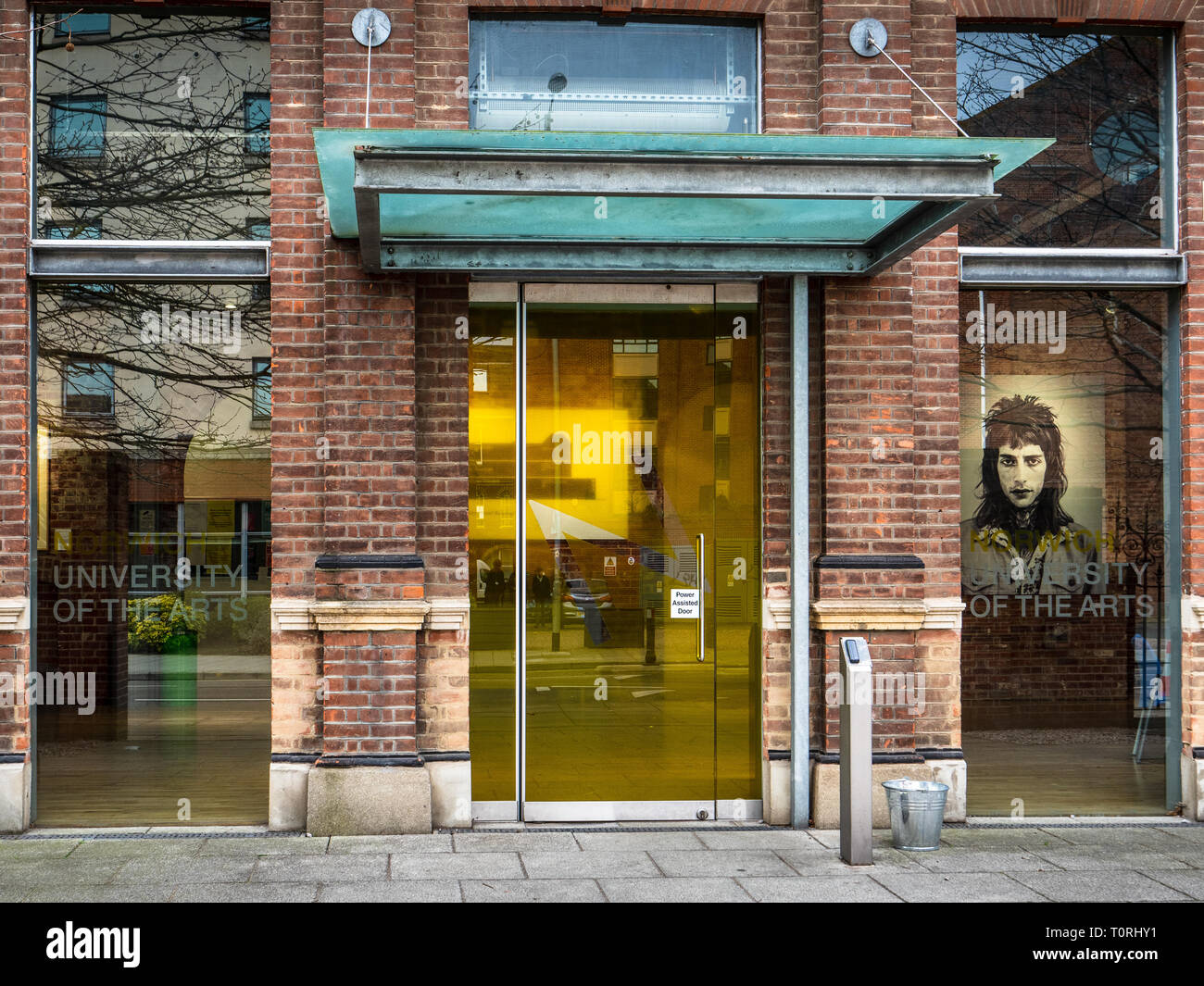 Norwich University of the Arts NUA Buildings nel centro di Norwich - Duke Street Building Foto Stock
