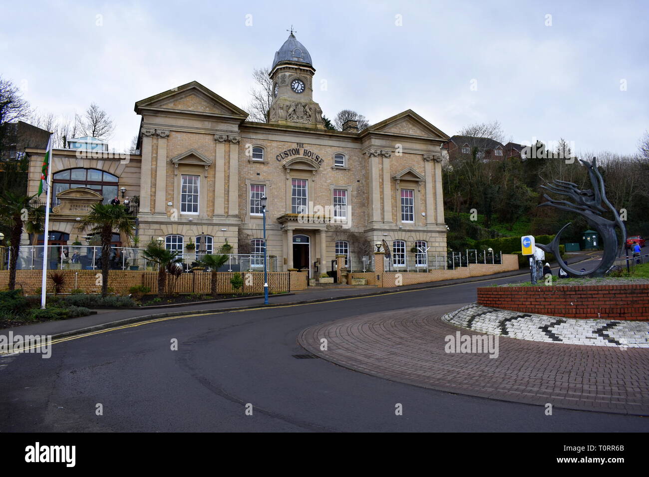 Il Custom House, Penarth, Vale of Glamorgan, Galles Foto Stock