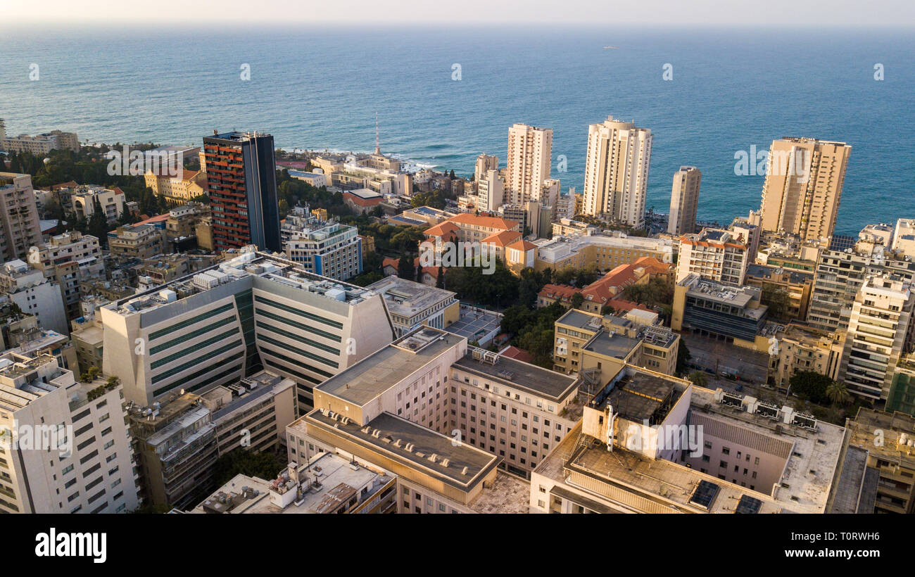 Università americana di Beirut, AUB, Beirut, Libano Foto Stock