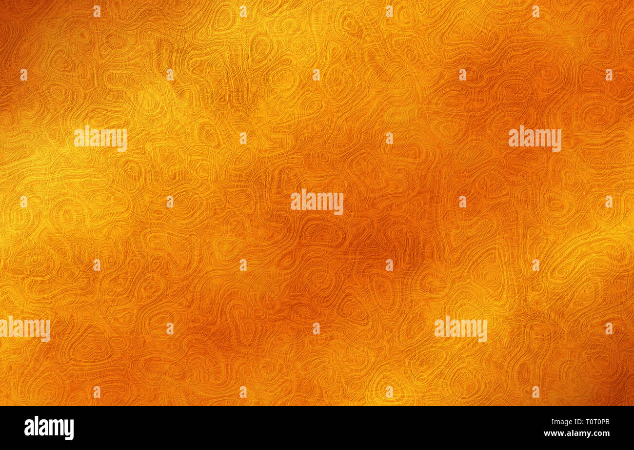 Abstract giallo arancione liquido texture di sfondo Foto Stock