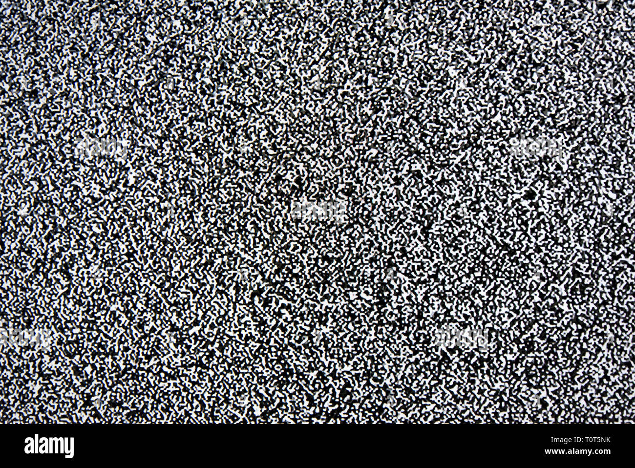 Close up di rumore bianco Foto Stock
