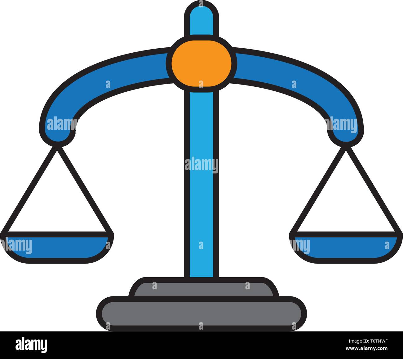 Legge Modello icona Illustrazione Vettoriale