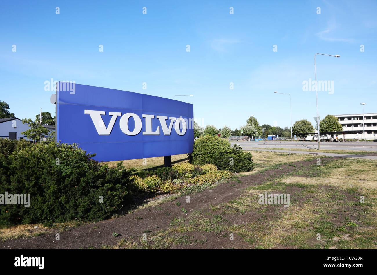 ESKILSTUNA, Svezia 20180708 Volvo Construction Equipment a Eskilstuna. Qui, la produzione di trasmissioni e gli alberi per Volvo pale caricatrici gommate, frame-controllato dumper e livellatrici avviene.Photo Jeppe Gustafsson Foto Stock