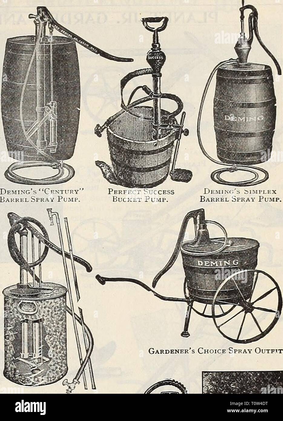 Dreer's garden prenota settanta-terza Dreer's garden prenota : settanta-Terza edizione annuale 1911 dreersgardenbook1911henr Anno: 1911 IHWADREffi mWmWkW GARDEM REQUISITI' la spruzzatura è essenziale per produrre buoni raccolti di qualsiasi tipo, sia che si tratti di frutti, vege- tabelle o fiori e dall'introduzione di un dispositivo di spruzzatura, che sono semplici ed economiche, un completo corredo di spruzzatura è un requisito indispensabile. Abbiamo le pompe di alimentazione per grandi operazioni e completare anche abbigliamento per i vegetali e giardino fiorito. Lavaggio a spruzzo deve essere fatto intelligentemente o il lavoro è sprecato. Irroratrici e pompe a spruzzo. Â Foto Stock