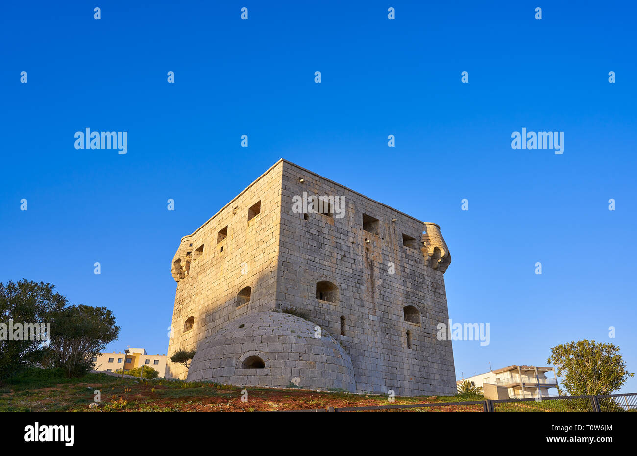 Torre del Rey torre a Oropesa de Mar in Castellon Spagna Foto Stock