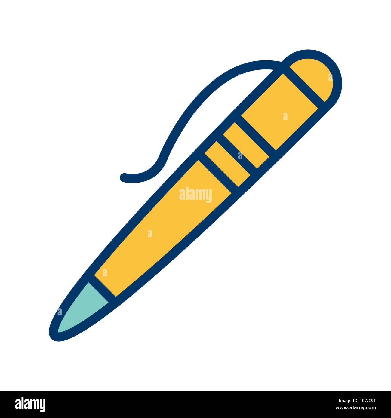 Immagine icona Penna Foto Stock