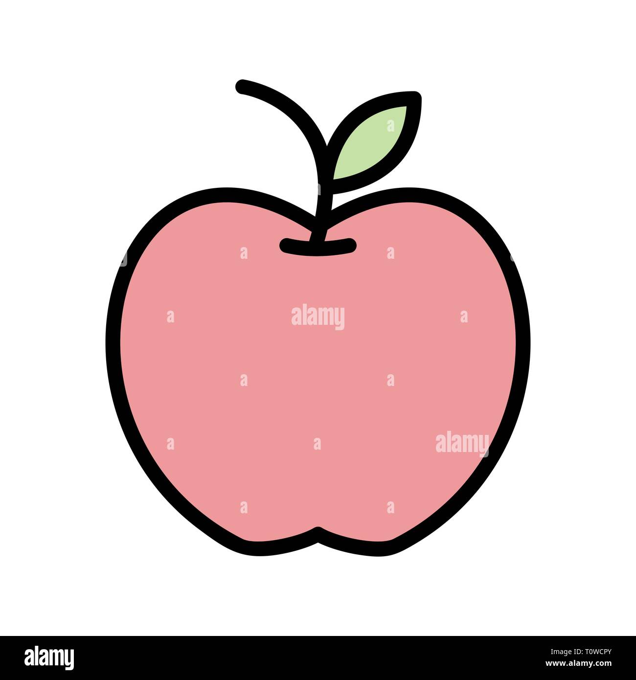 Immagine che mostra l'icona di Apple Foto Stock