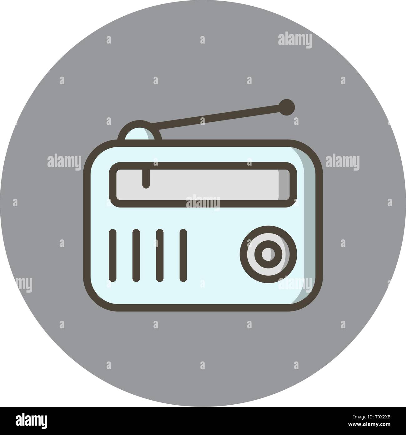 Immagine icona Radio Foto Stock