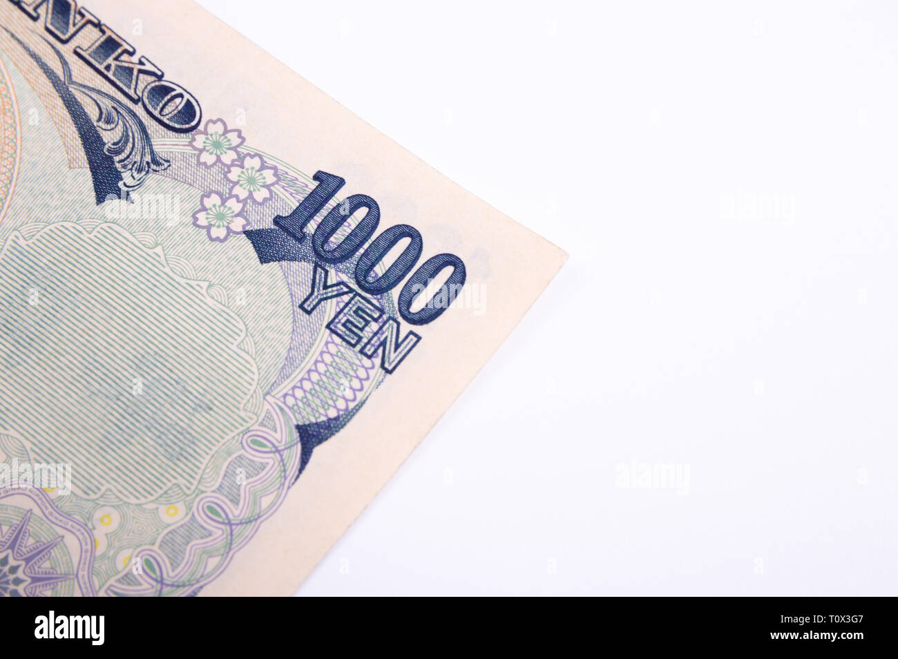 Valuta giapponese Foto Stock