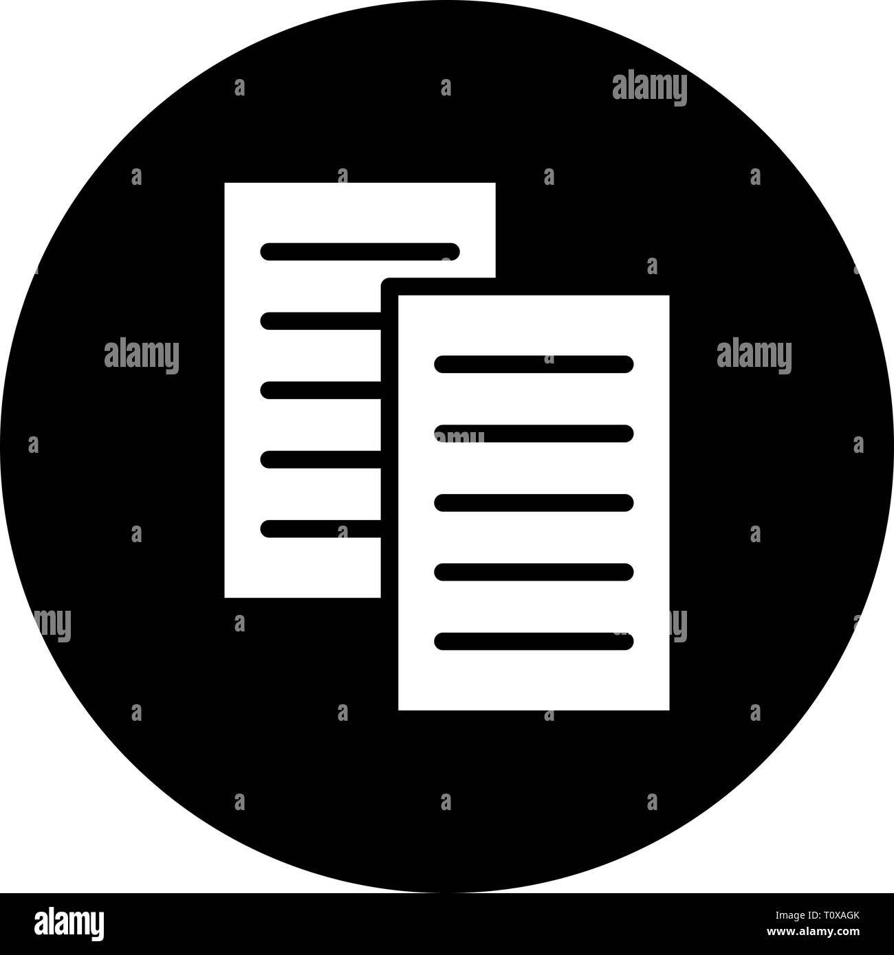 Immagine icona file Foto Stock